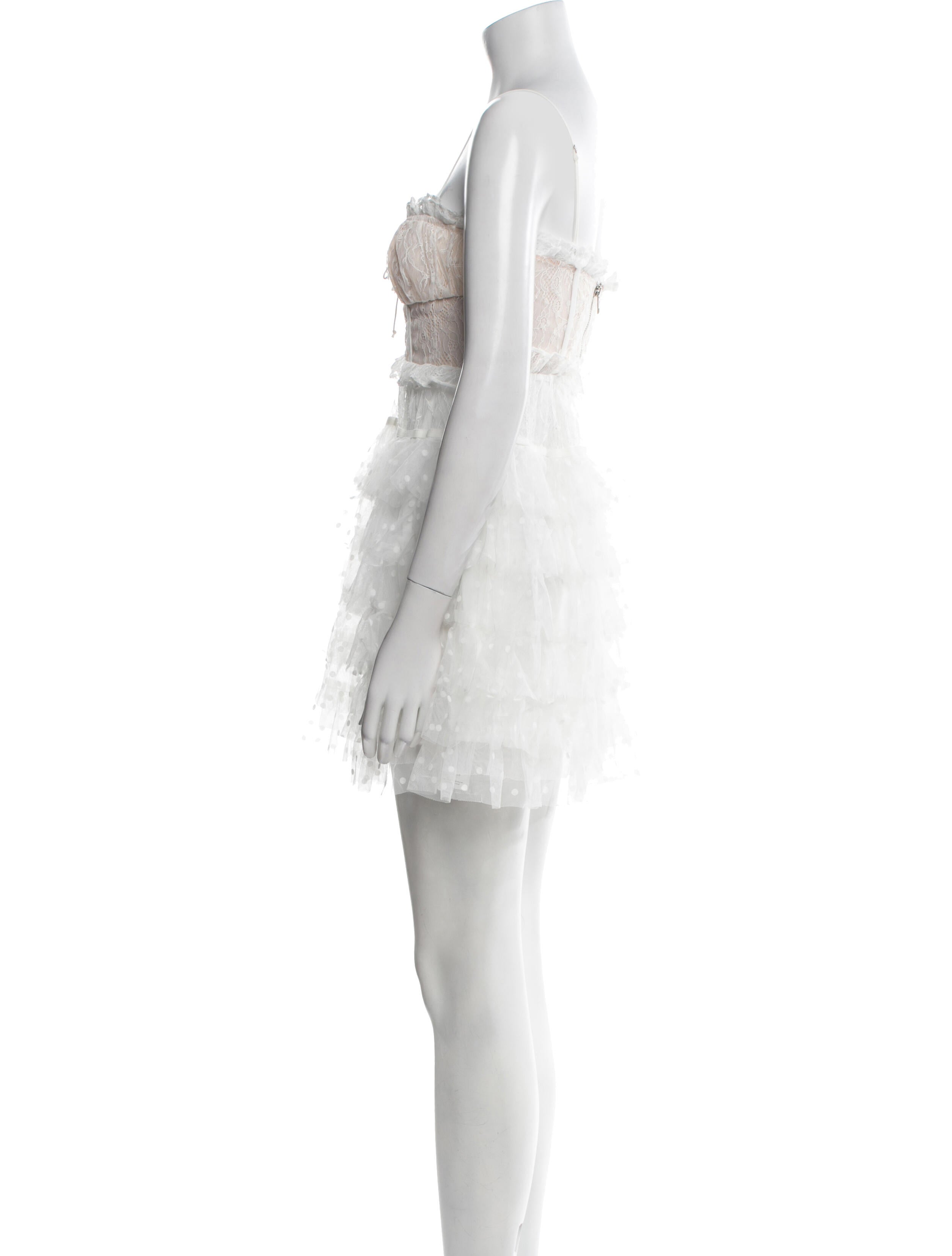 For Love & Lemons Square Neckline Mini Dress w/ Tags