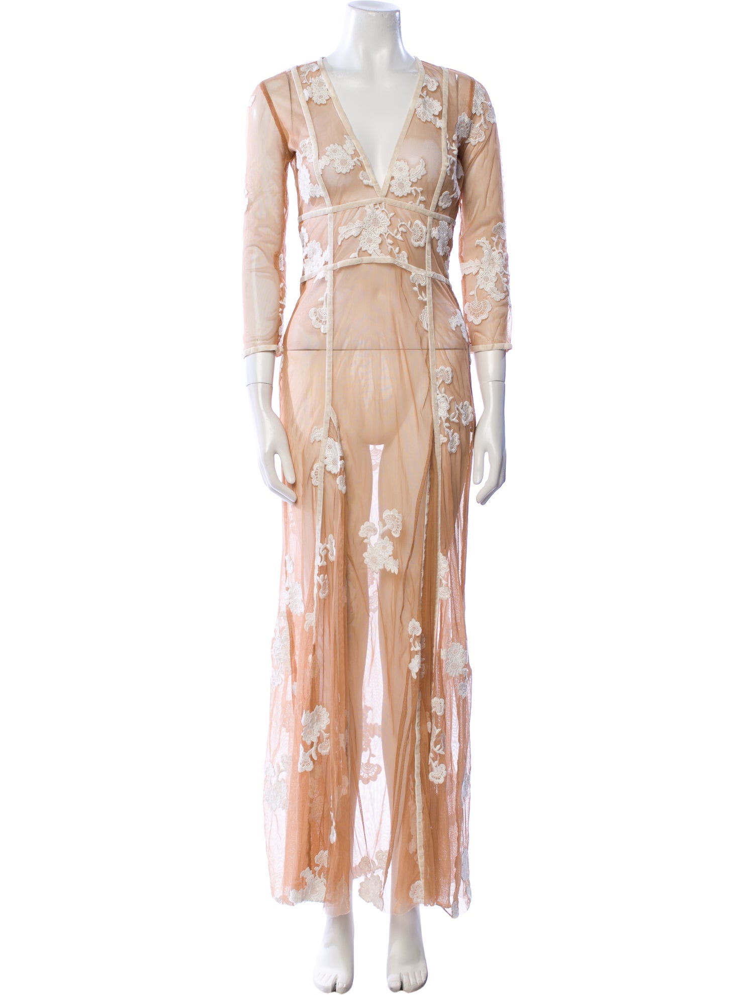 For Love & Lemons Nylon Long Dress