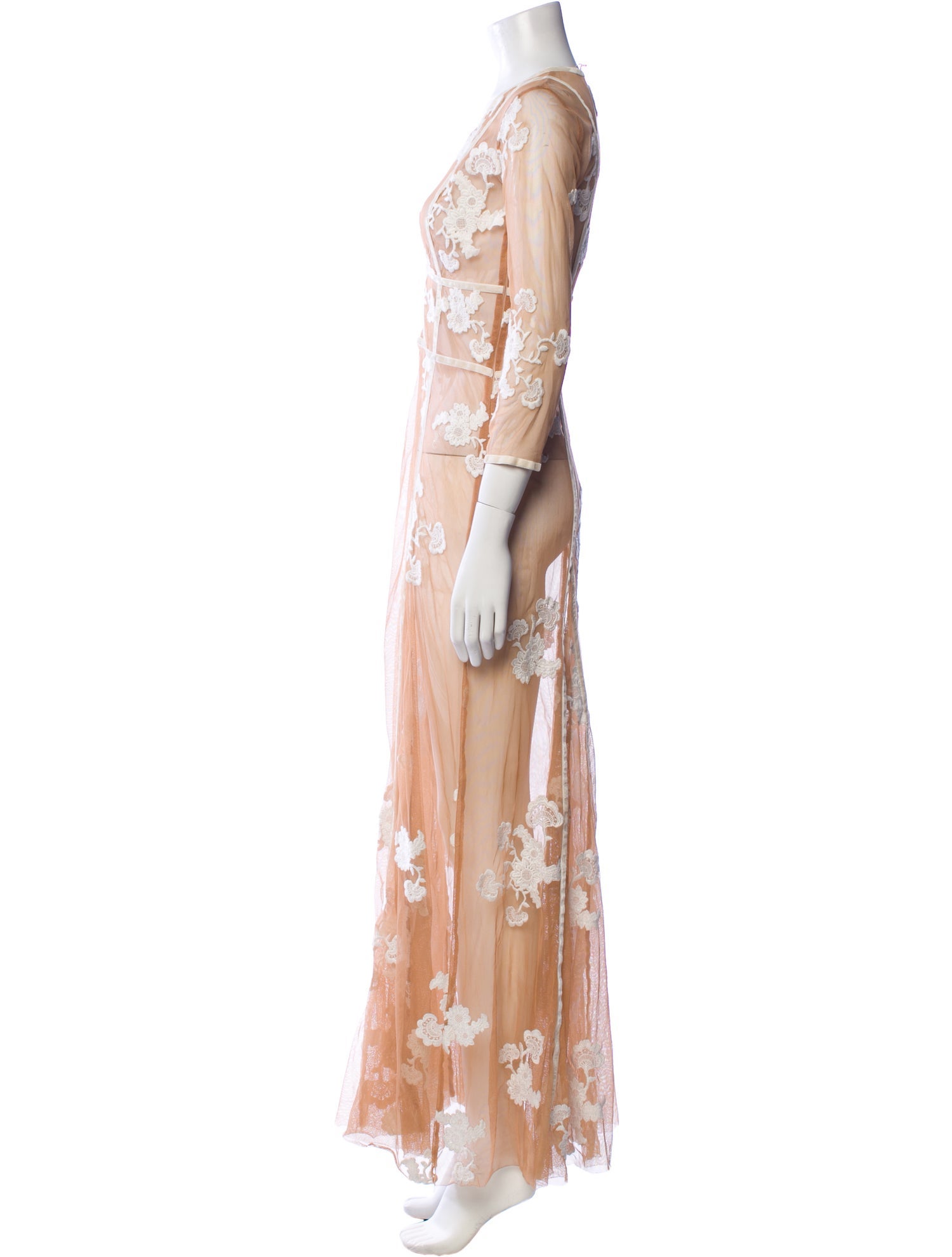 For Love & Lemons Nylon Long Dress
