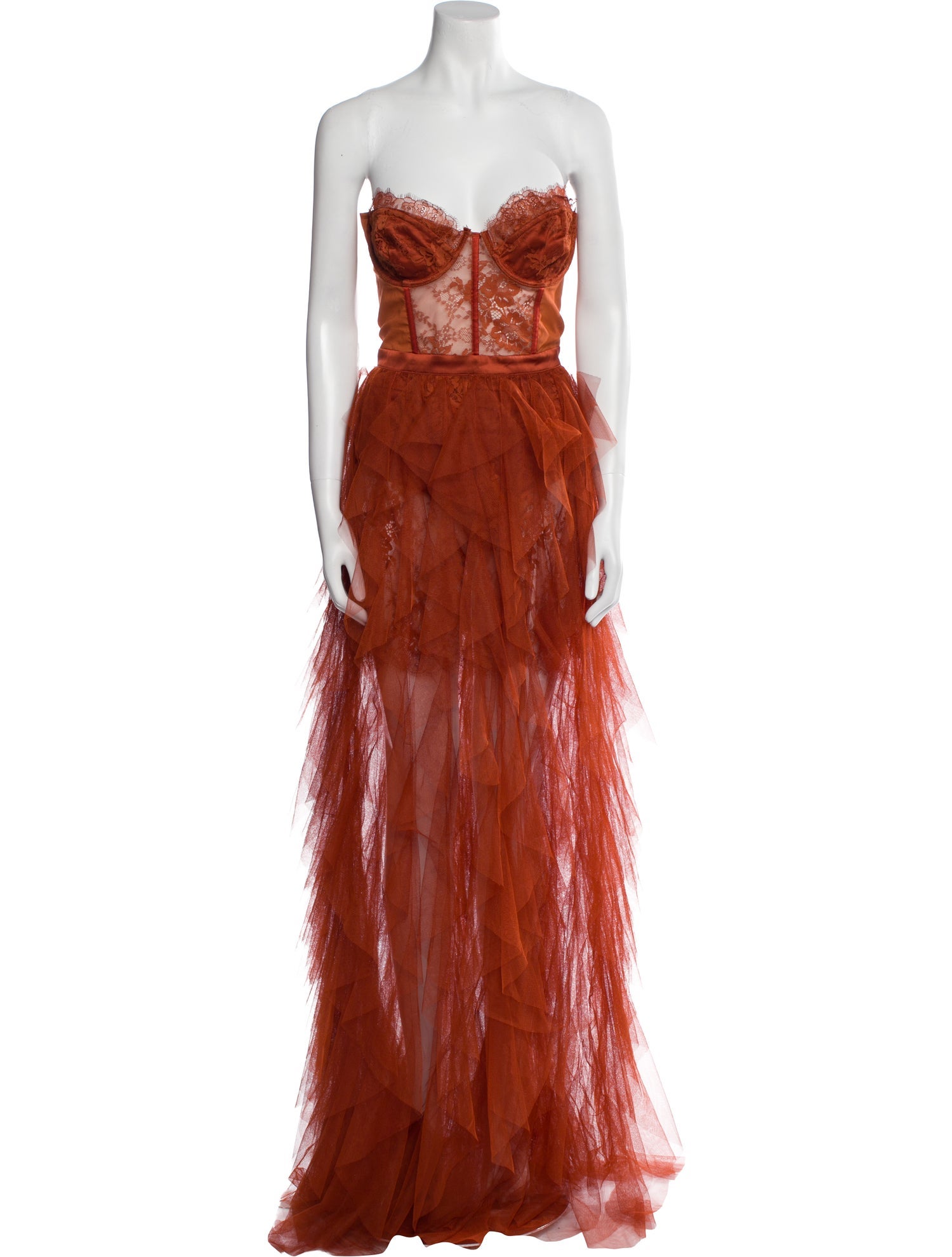 For Love & Lemons Mesh Long Dress w/ Tags