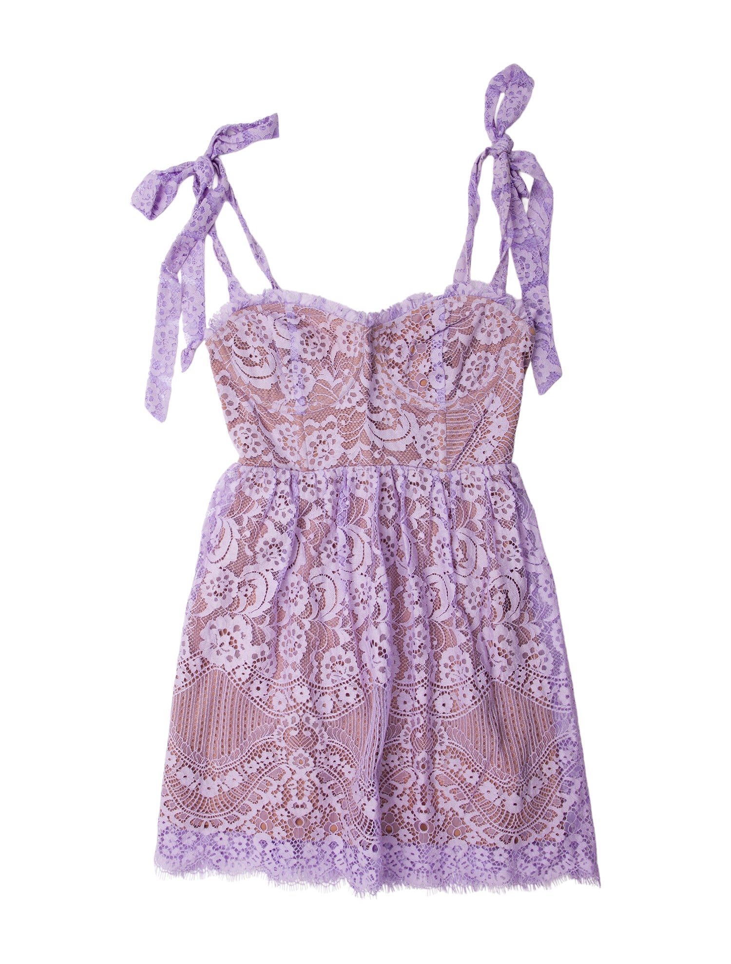 For Love & Lemons Paisley Print Mini Dress