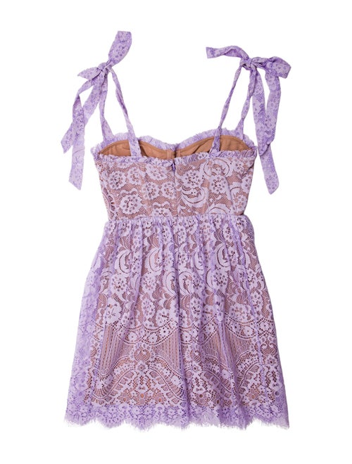 For Love & Lemons Paisley Print Mini Dress