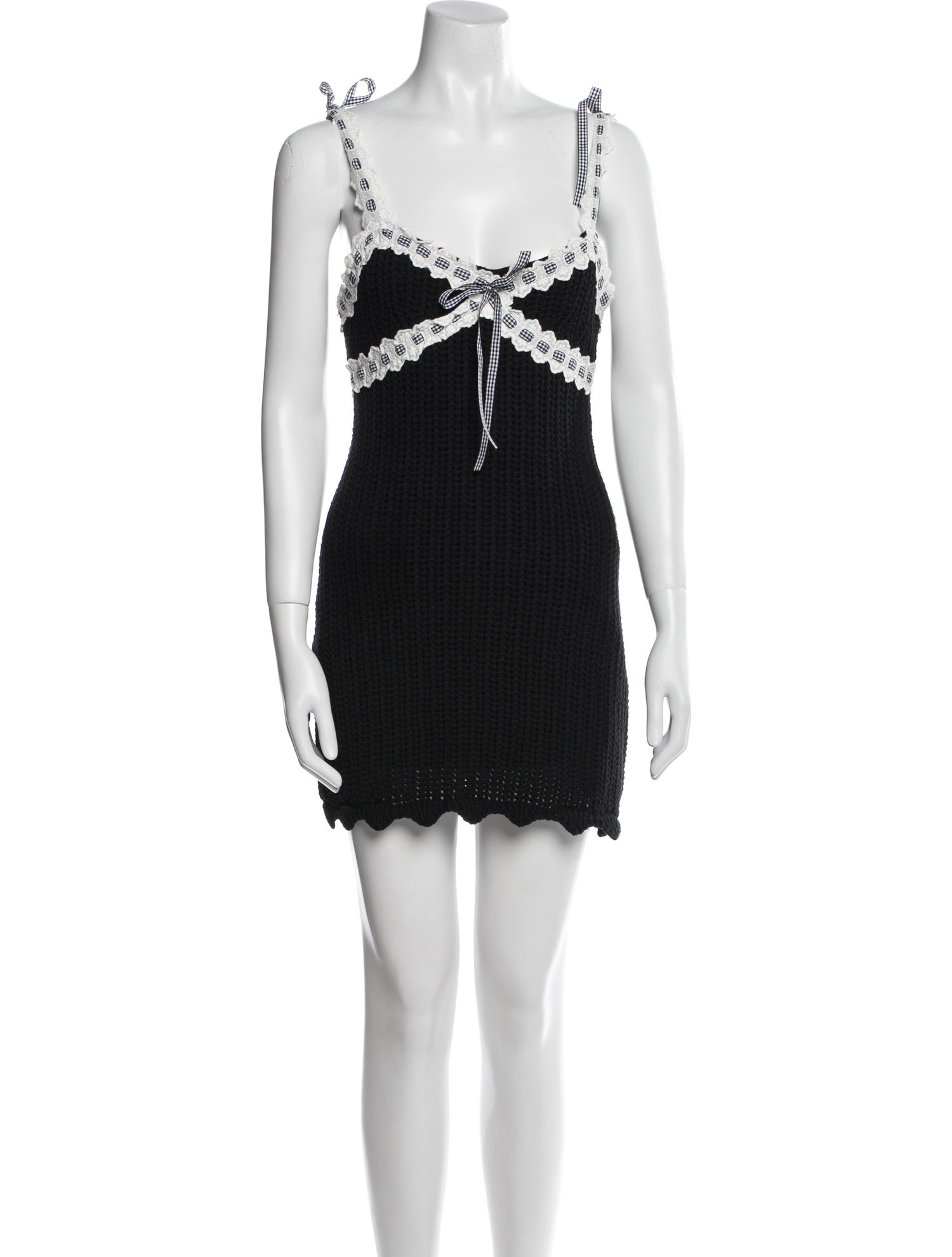 For Love & Lemons V-Neck Mini Dress