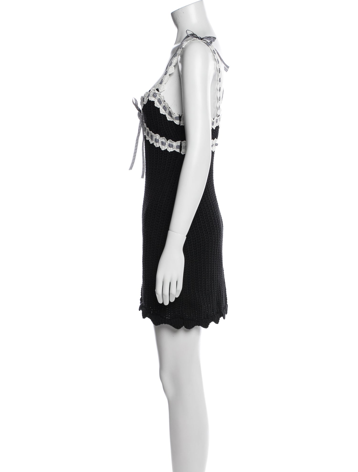 For Love & Lemons V-Neck Mini Dress