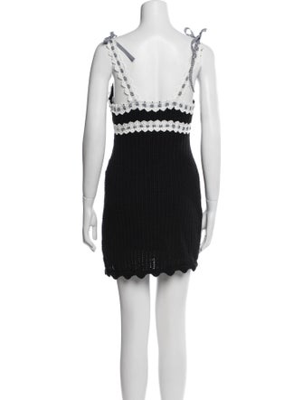 For Love & Lemons V-Neck Mini Dress