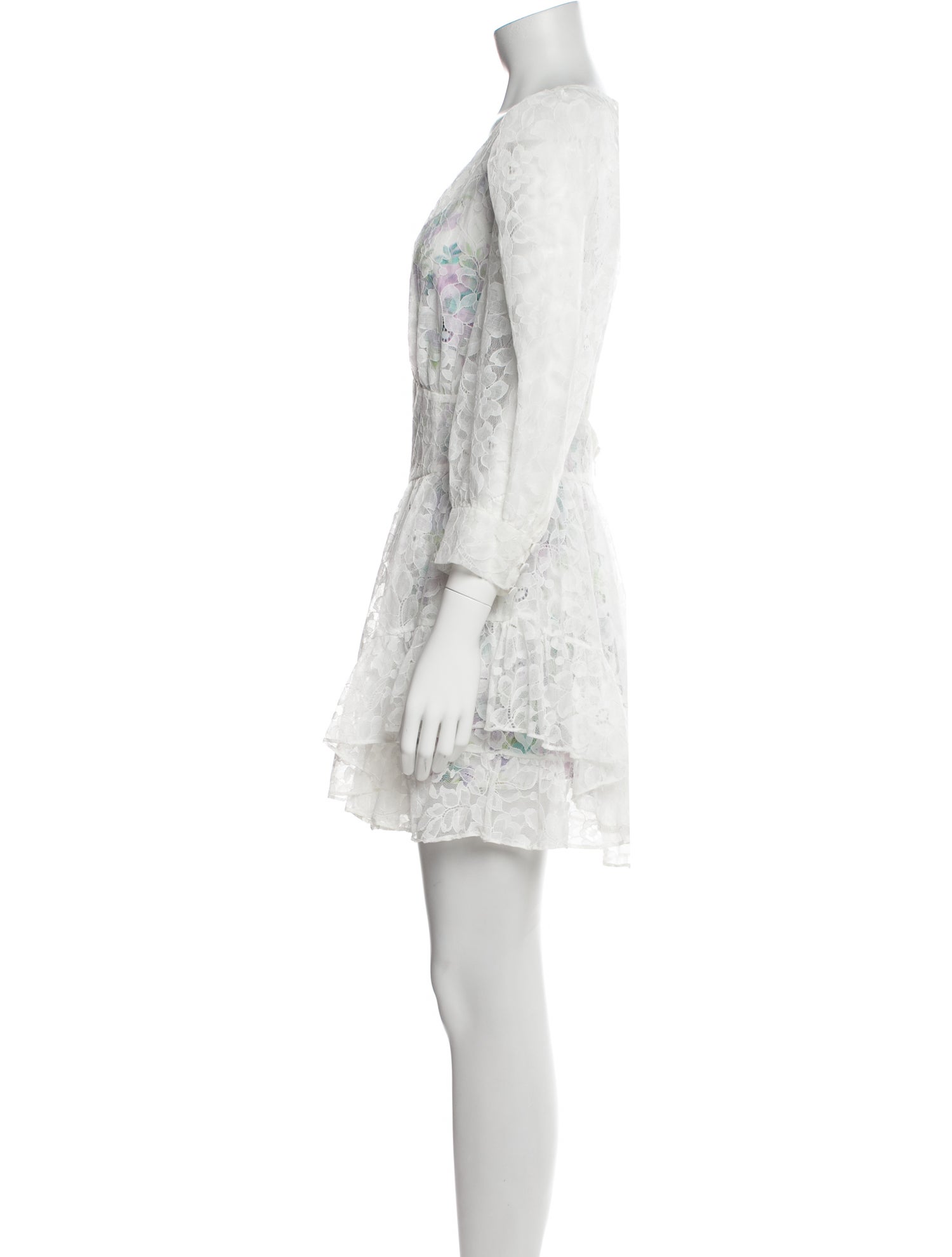 For Love & Lemons Printed Mini Dress