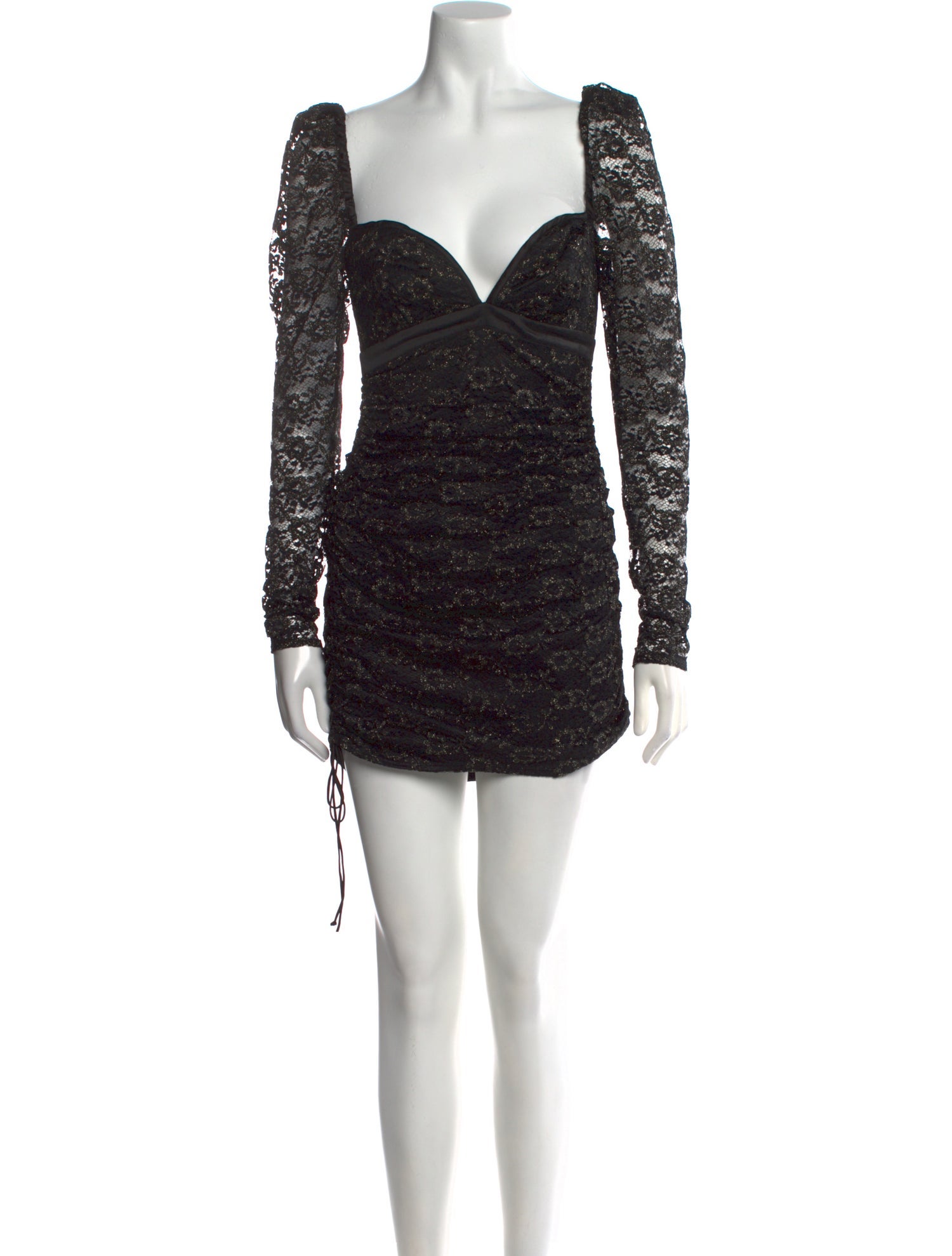 For Love & Lemons V-Neck Mini Dress