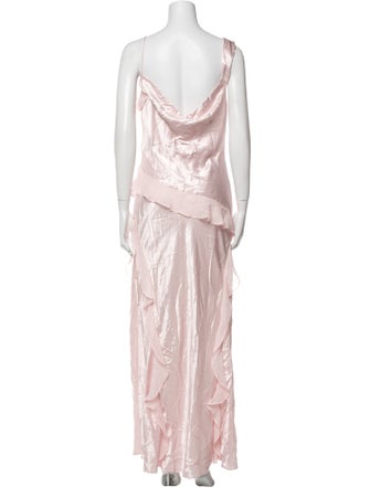 For Love & Lemons Square Neckline Long Dress