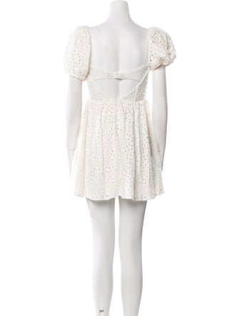 For Love & Lemons Square Neckline Mini Dress