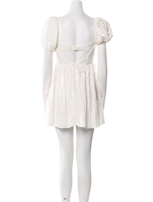 For Love & Lemons Square Neckline Mini Dress
