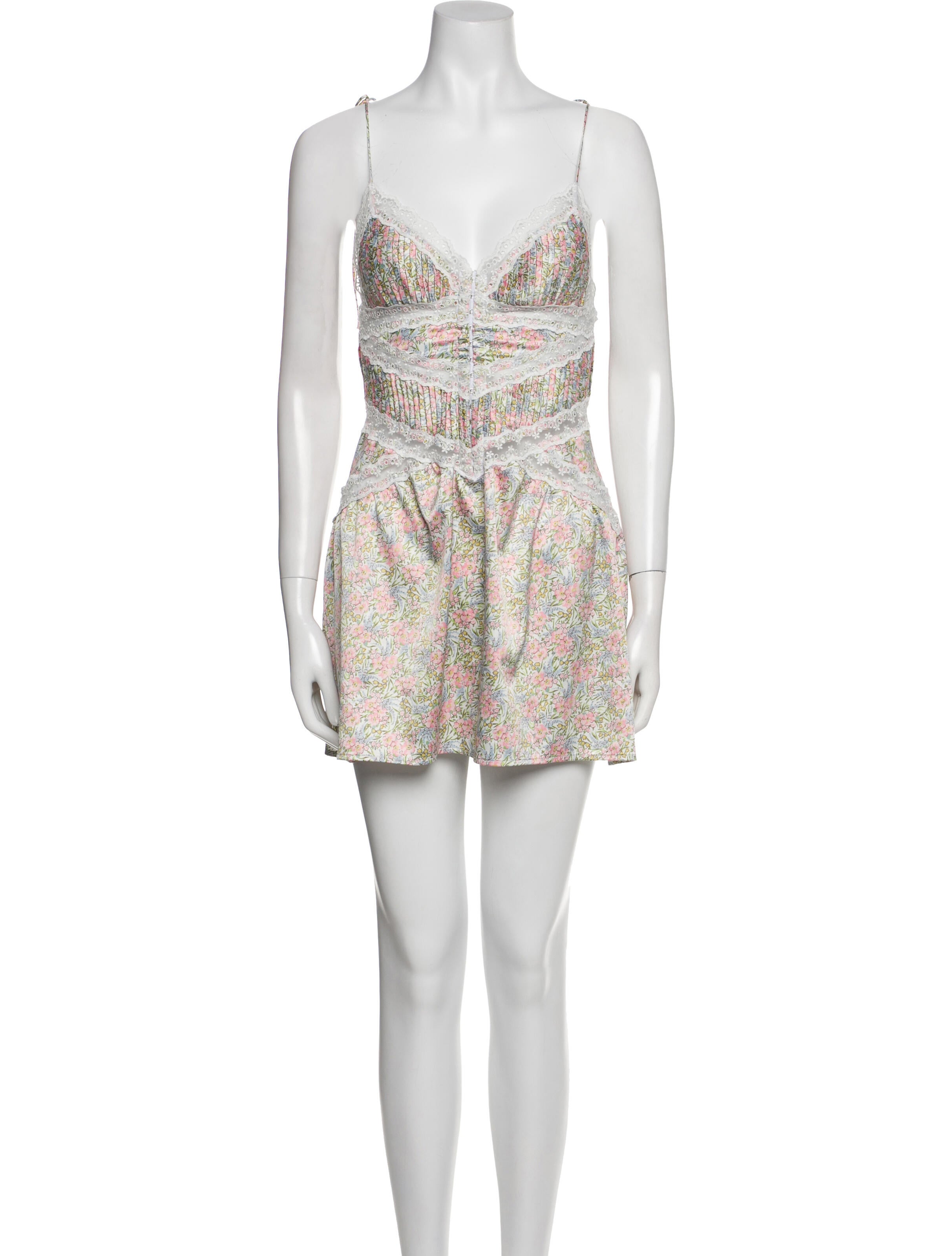 For Love & Lemons Printed Mini Dress