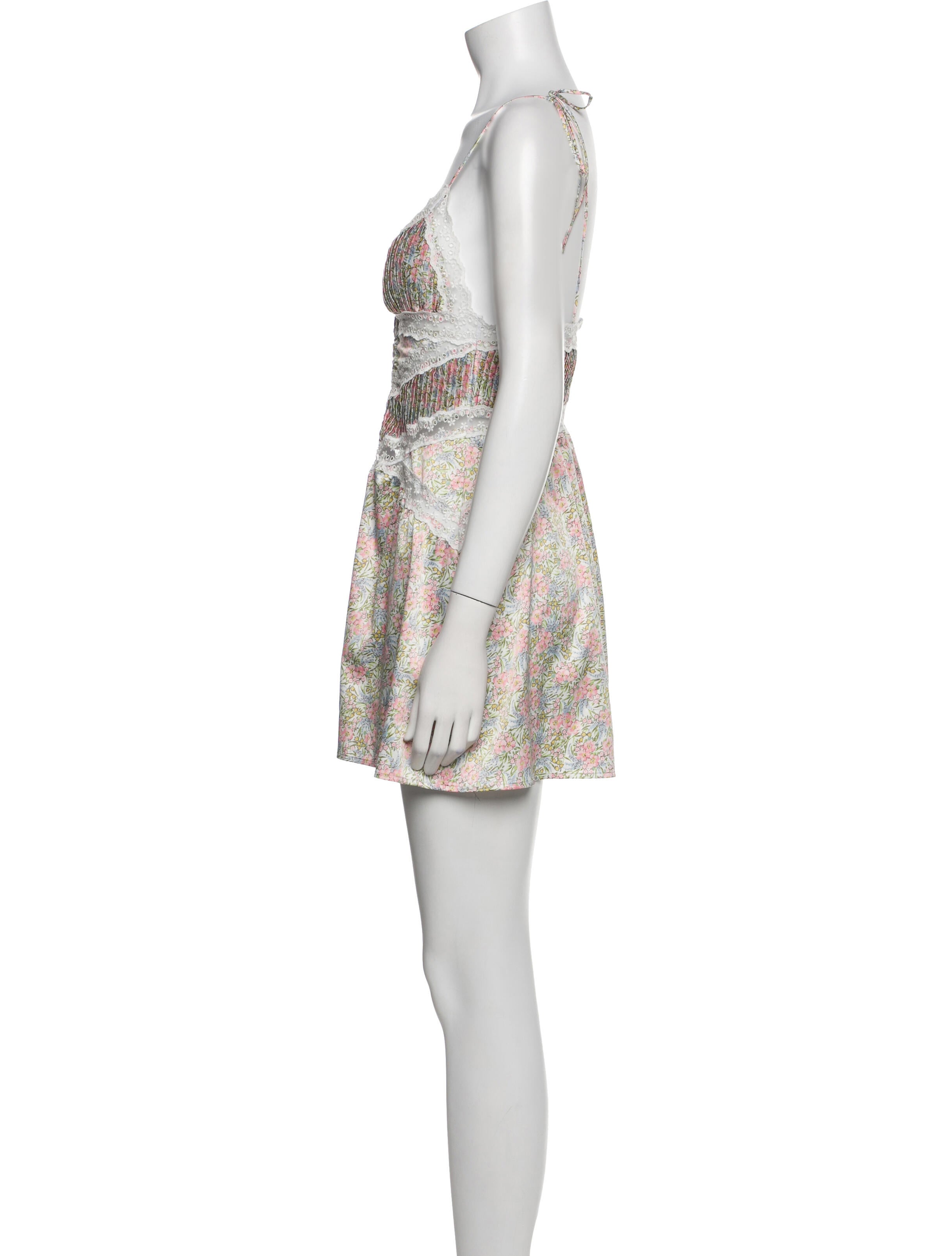 For Love & Lemons Printed Mini Dress