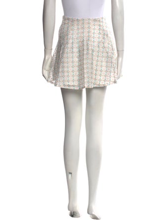 For Love & Lemons Printed Mini Skirt