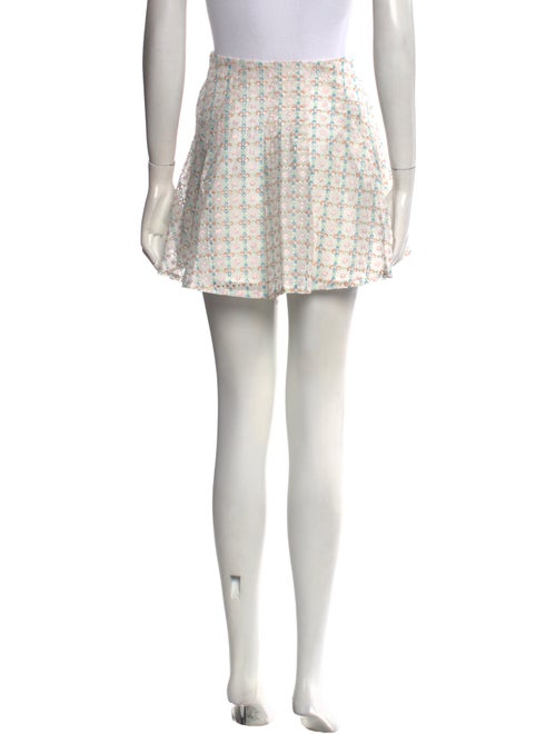 For Love & Lemons Printed Mini Skirt