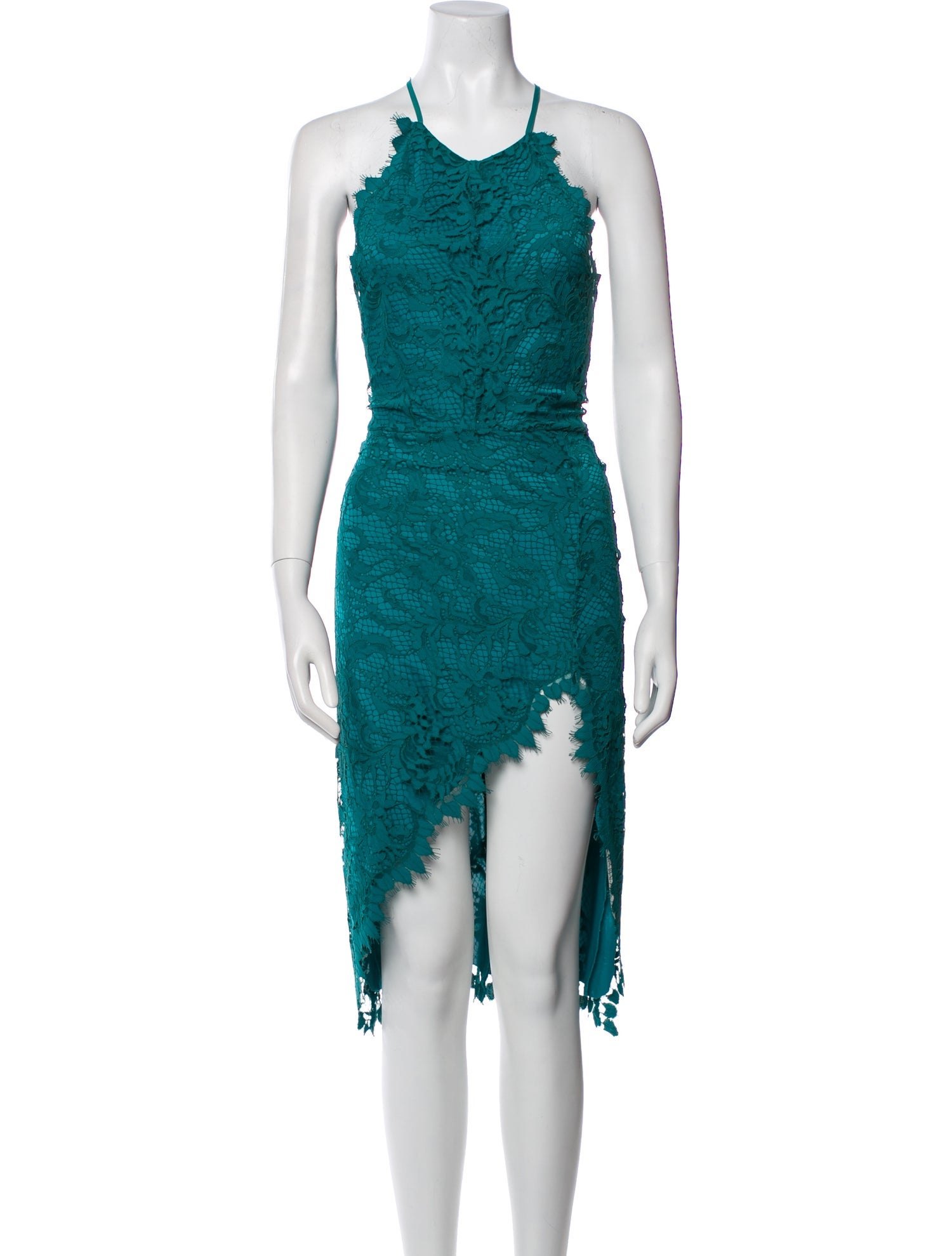 For Love & Lemons Lace Pattern Midi Length Dress