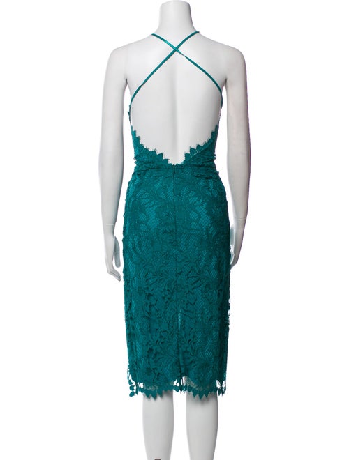 For Love & Lemons Lace Pattern Midi Length Dress