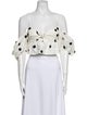 For Love & Lemons Polka Dot Print Square Neckline Crop Top