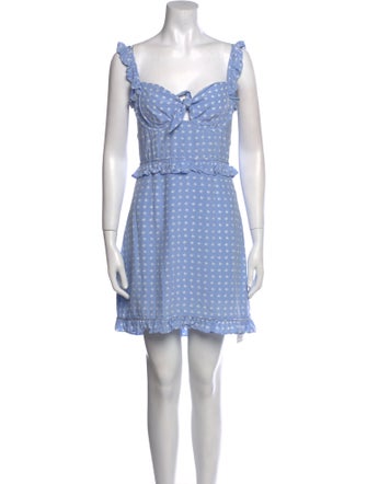 For Love & Lemons Printed Mini Dress