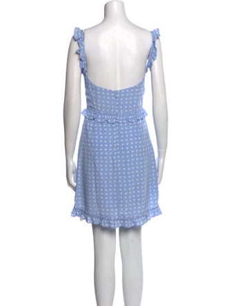 For Love & Lemons Printed Mini Dress