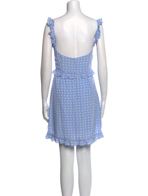 For Love & Lemons Printed Mini Dress