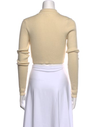 For Love & Lemons Long Sleeve Crop Top