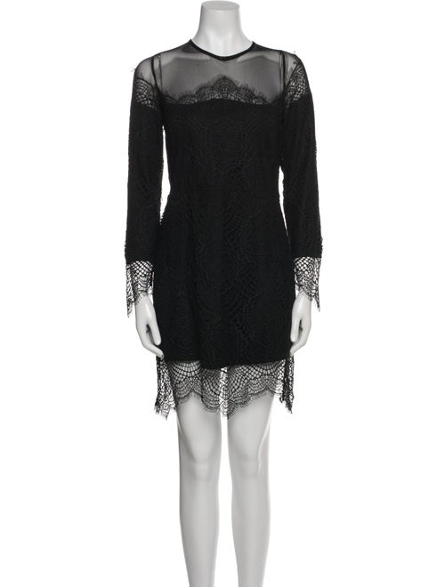 For Love & Lemons Lace Pattern Mini Dress