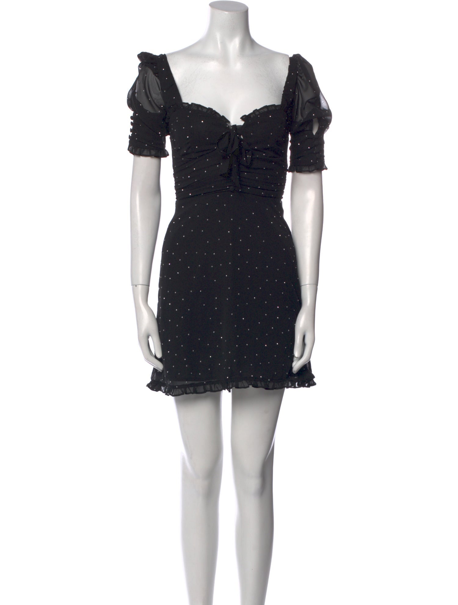 For Love & Lemons Square Neckline Mini Dress