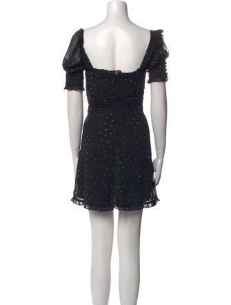 For Love & Lemons Square Neckline Mini Dress
