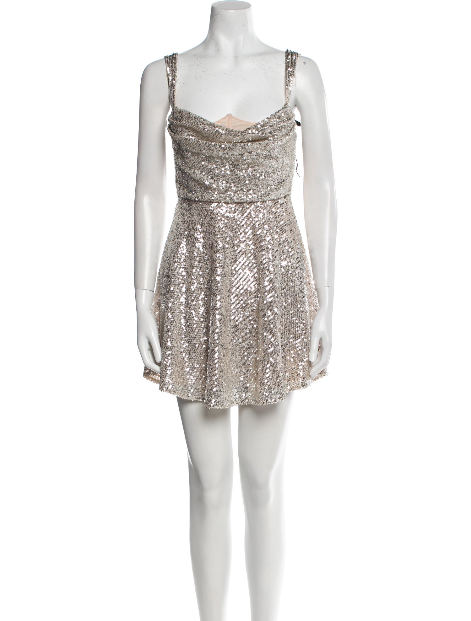 For Love & Lemons Square Neckline Mini Dress