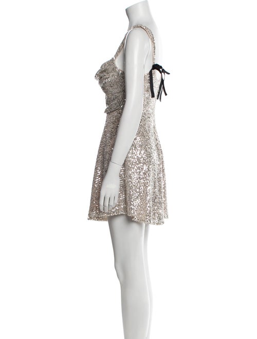 For Love & Lemons Square Neckline Mini Dress