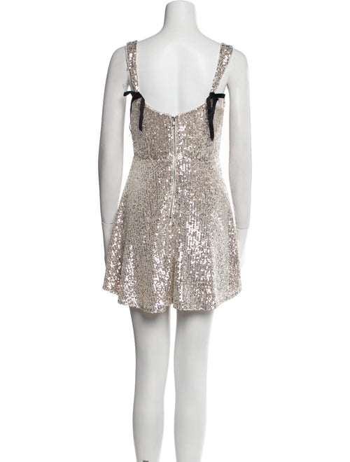 For Love & Lemons Square Neckline Mini Dress