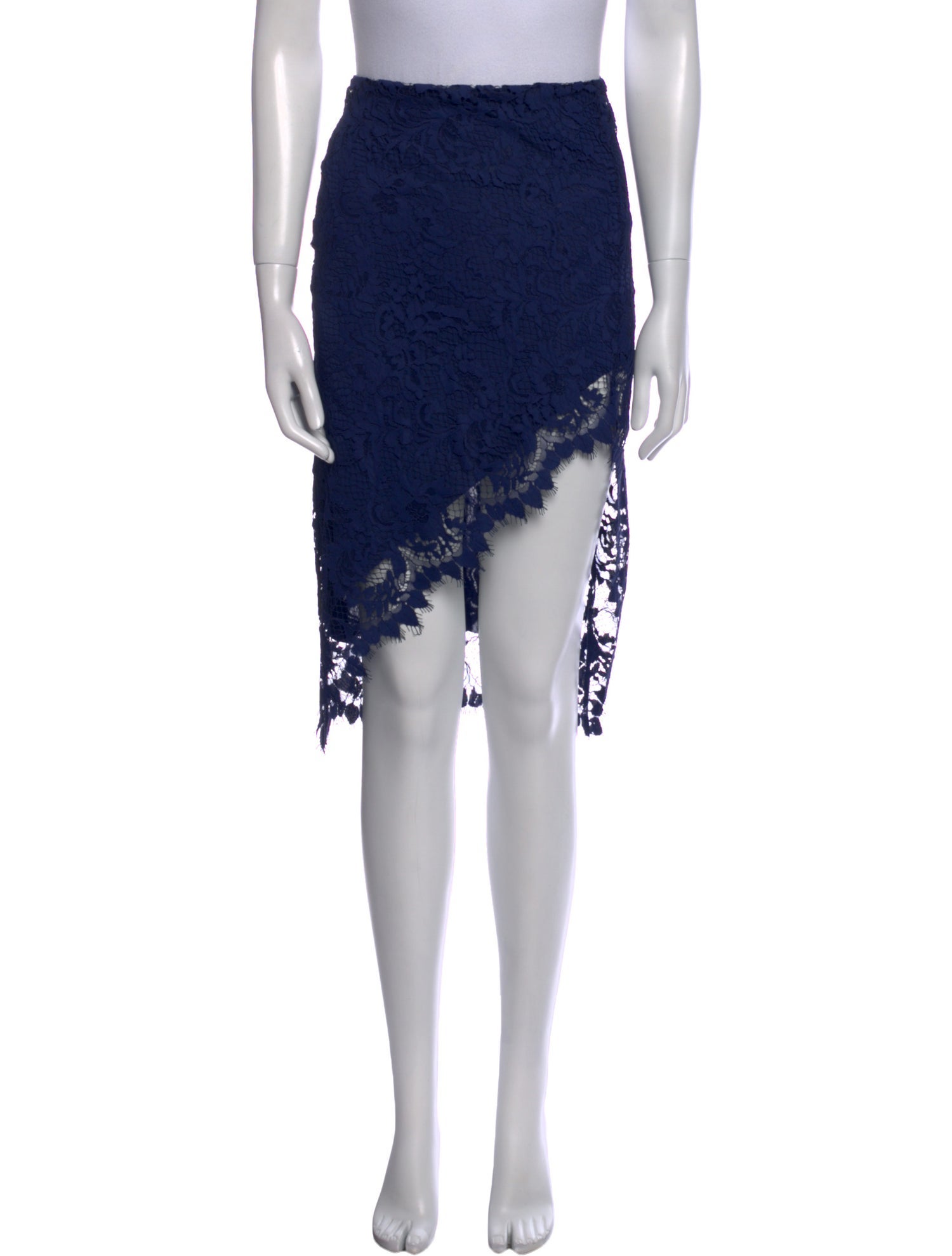 For Love & Lemons Lace Pattern Mini Skirt