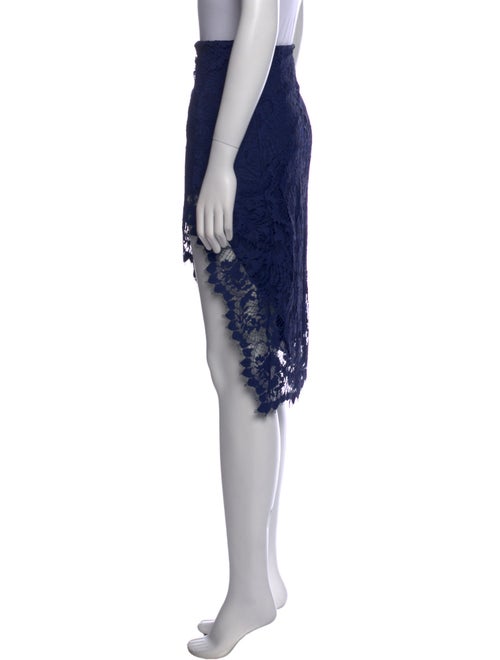 For Love & Lemons Lace Pattern Mini Skirt