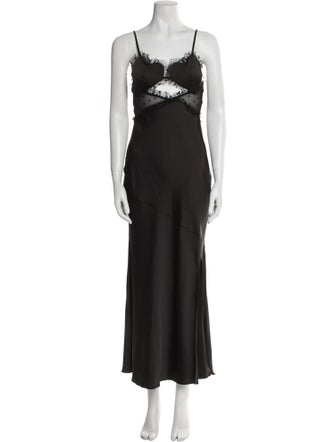 For Love & Lemons Silk Long Dress