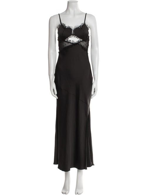 For Love & Lemons Silk Long Dress