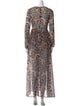 For Love & Lemons Floral Print Long Dress
