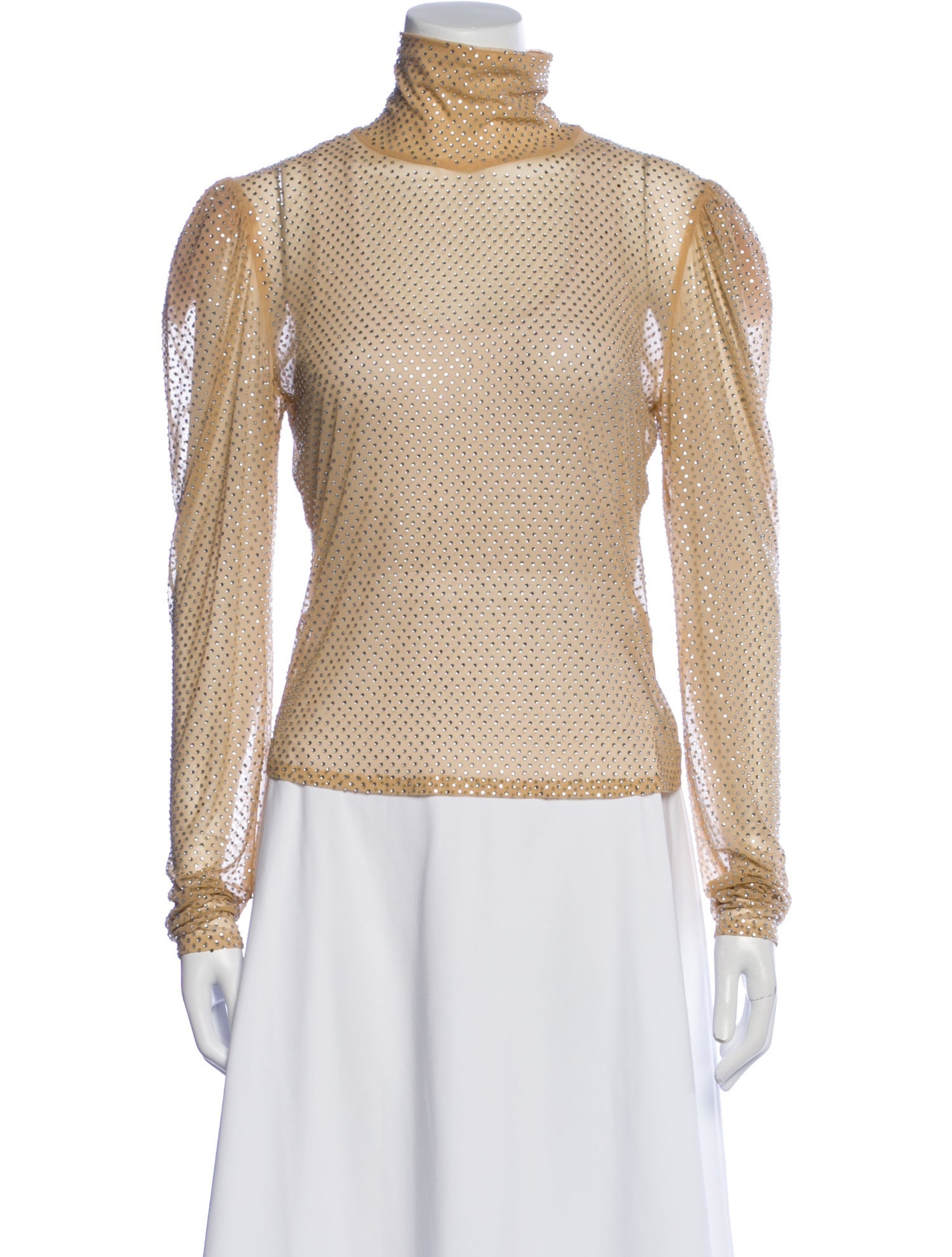 For Love & Lemons Turtleneck Long Sleeve Top