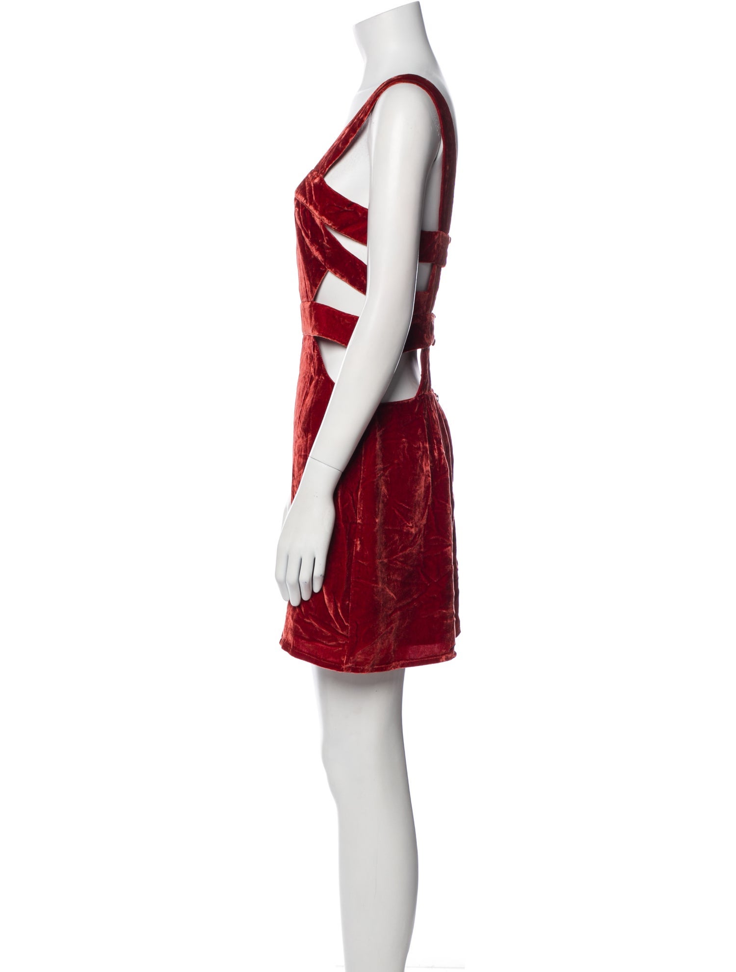 For Love & Lemons Square Neckline Mini Dress