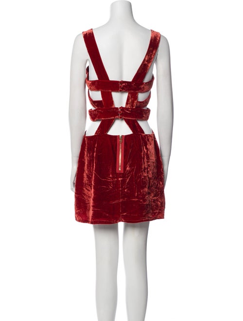 For Love & Lemons Square Neckline Mini Dress