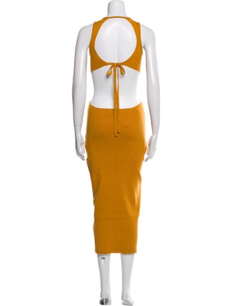 For Love & Lemons V-Neck Long Dress