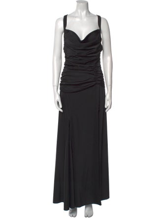 For Love & Lemons Cowl Neck Long Dress