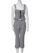 For Love & Lemons Printed Bow Accents Pant Set