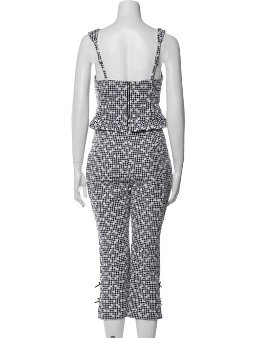 For Love & Lemons Printed Bow Accents Pant Set