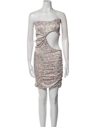 For Love & Lemons Printed Mini Dress