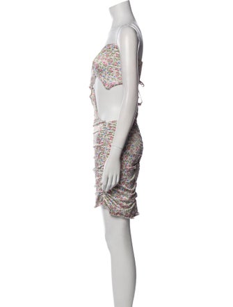 For Love & Lemons Printed Mini Dress