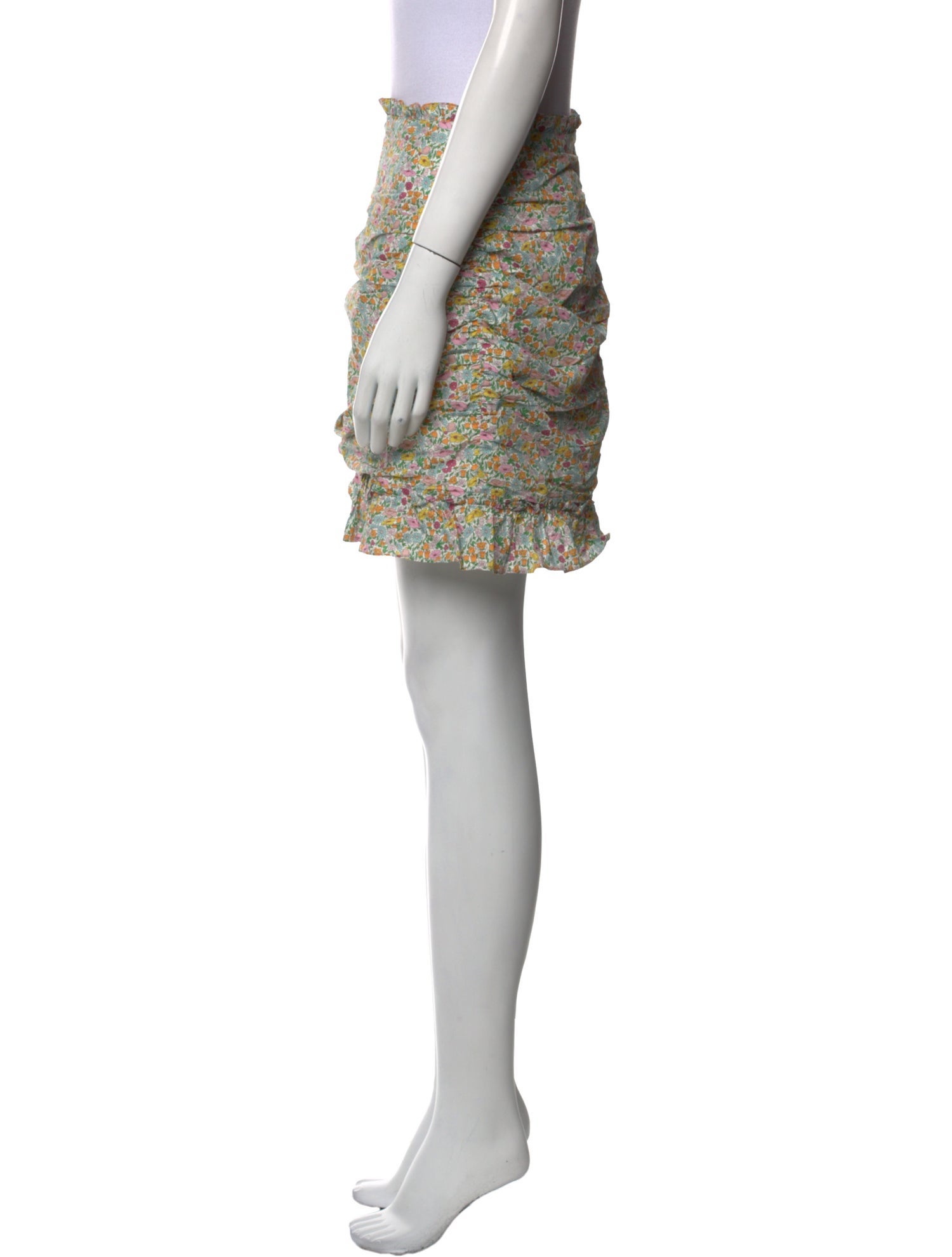 For Love & Lemons Printed Mini Skirt