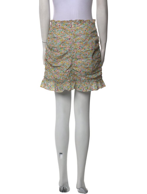 For Love & Lemons Printed Mini Skirt