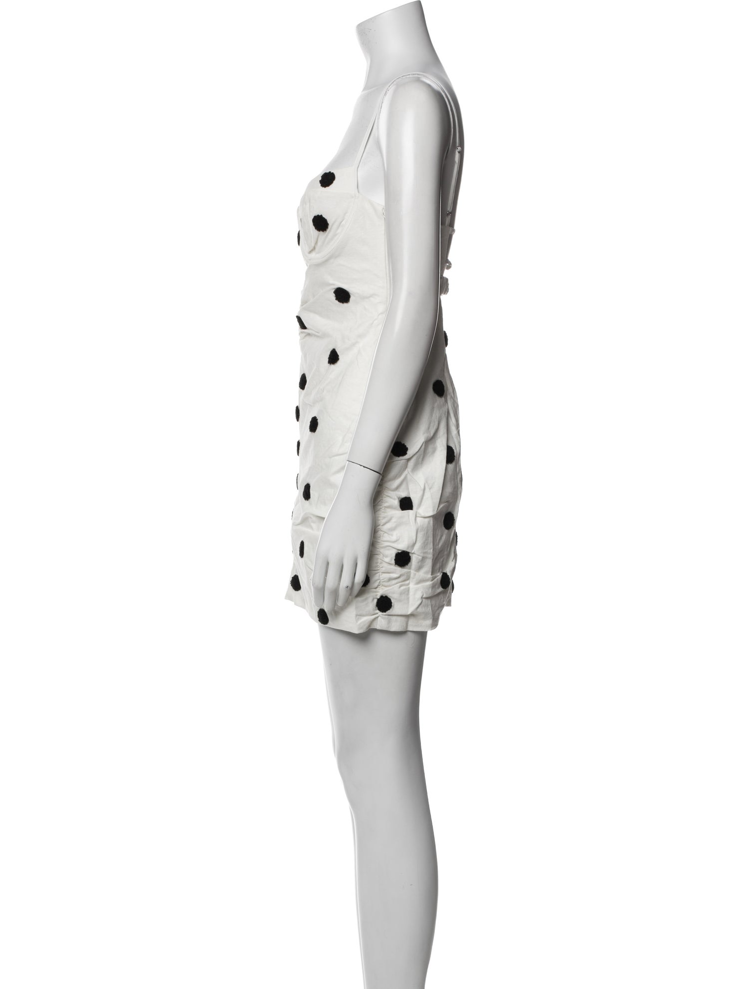 For Love & Lemons Polka Dot Print Mini Dress