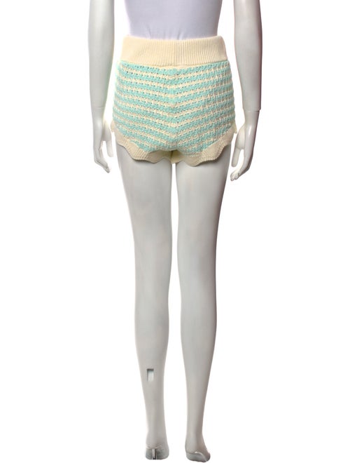 For Love & Lemons Lace Pattern Mini Shorts