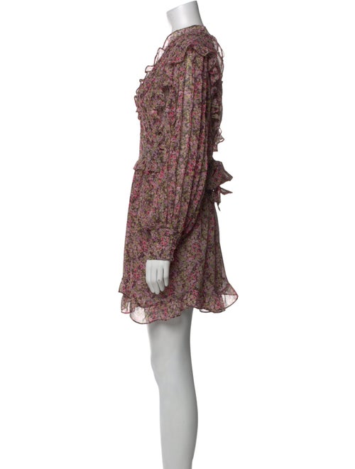 For Love & Lemons Floral Print Mini Dress